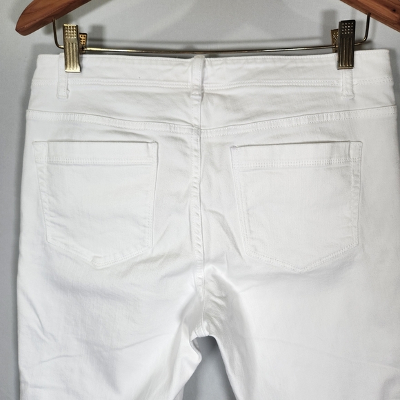 J. Jill Crisp White Cropped Jeans - Picture 7 of 11